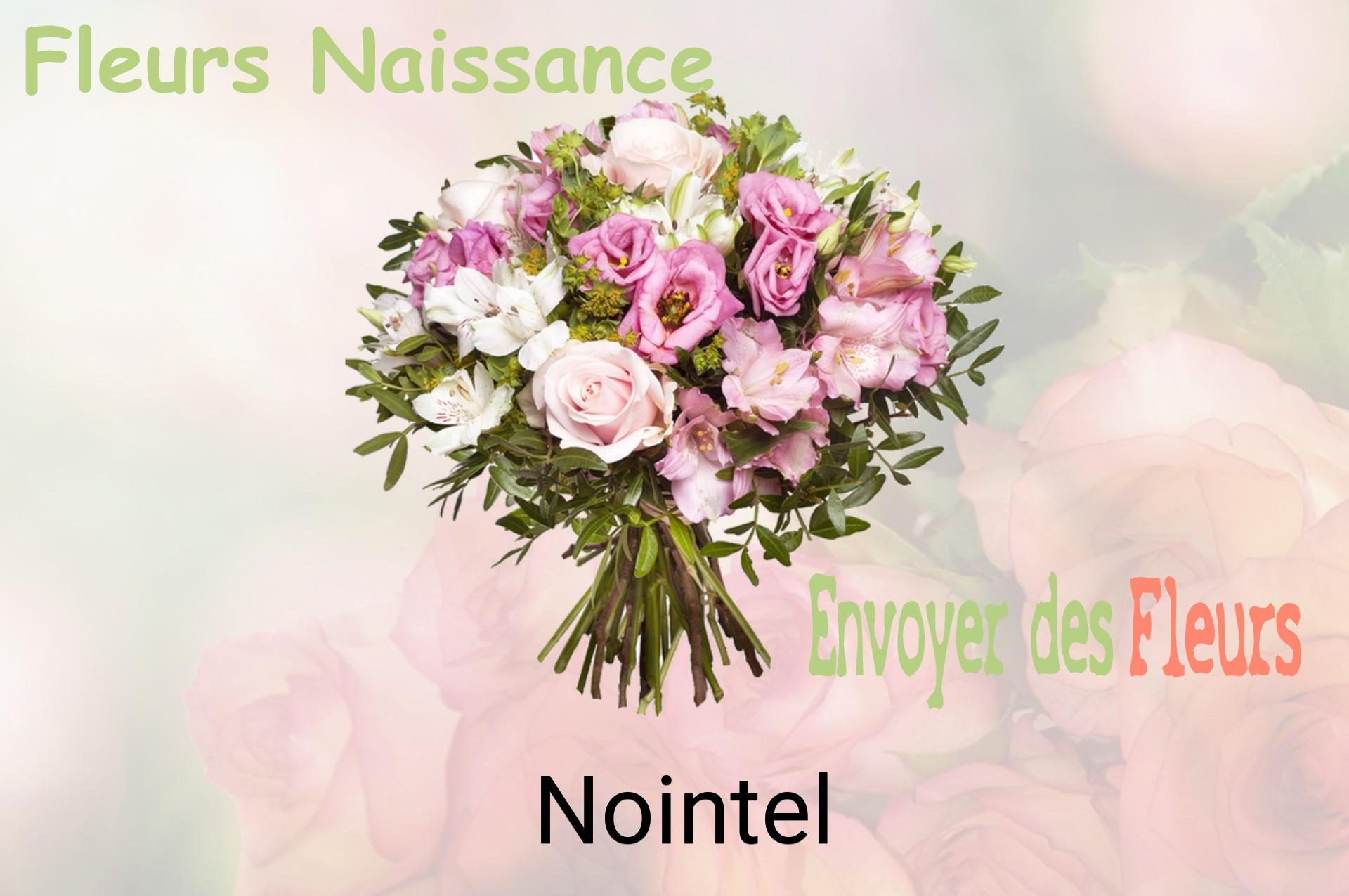 Bouquet de fleurs de naissance livré à Nointel